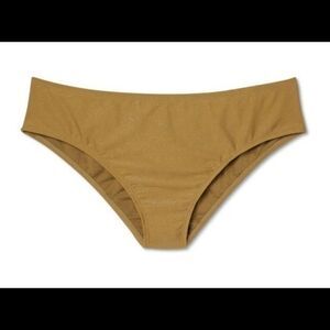 Juniors' Metallic Cheeky Hipster Bikini Bottom - Xhilaration™ Army Green (#29)